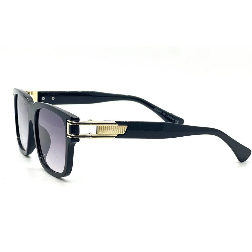 Women Rectangular Square Sunglasses Black Gradient Lens Female Ladys Girl Shades